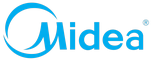 Логотип фирмы Midea в Омске